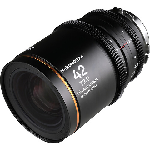 Laowa Nanomorph 42mm T2.9 LF Anamorphic Lens (ARRI PL & Canon EF, Amber Flare) Image 2