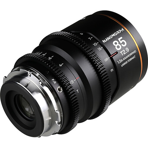 Laowa Nanomorph 85mm T2.9 1.5x LF Anamorphic Lens (ARRI PL & Canon EF, Amber Flare) Image 3