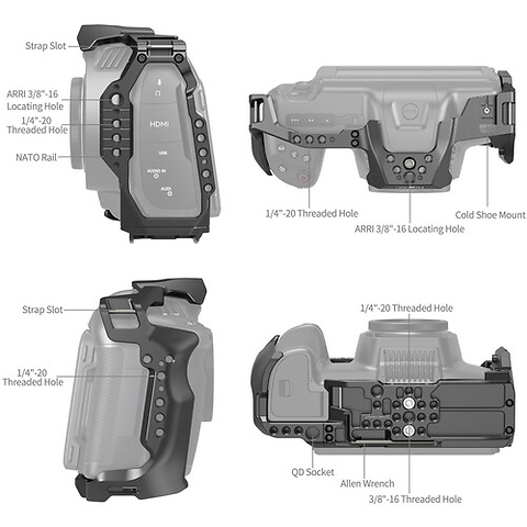 Cage for Blackmagic Design Cinema Camera 6K Image 4