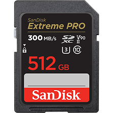 512GB Extreme PRO UHS-II SDXC Memory Card Image 0