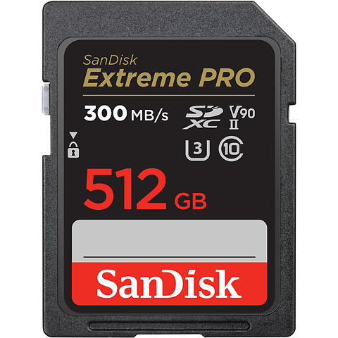 512GB Extreme PRO UHS-II SDXC Memory Card Image 0