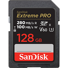 128GB Extreme PRO UHS-II SDXC Memory Card Image 0