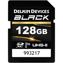 128GB BLACK UHS-II SDXC Memory Card Image 0