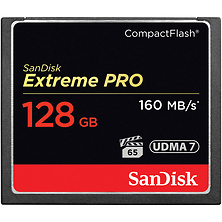 128GB Extreme Pro CompactFlash Memory Card Image 0