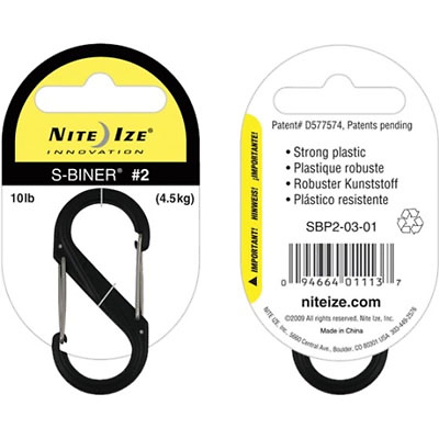 S-Biner Size 2 - Plastic (Black) Image 1